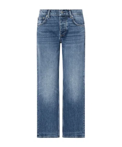 Liu •jo Cropped Jeans Low-waisted In Blue