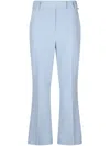 Liu •jo Klassische Cropped-hose In Blau