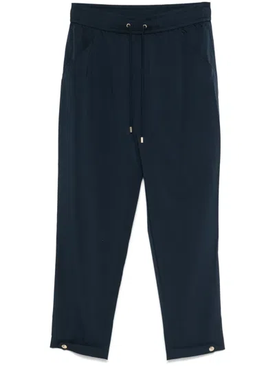 Liu •jo Cropped Trousers In Blue