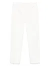 Liu •jo Cropped Trousers In White