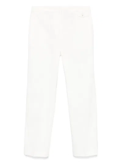 Liu •jo Cropped Trousers In White