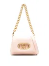 Liu •jo Logo-plaque Cross Body Bag In Nude & Neutrals