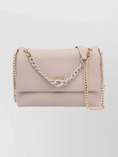 LIU •JO CROSSBODY BAG WITH CHAIN AND FLAP