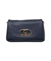 Liu •jo Crossbody Bag With Chain Detail In Blue