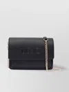 Liu •jo Crossbody Bag With Chain Strap And Textured Finish