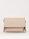 Liu •jo Logo-embossed Crossbody Bag In Beige