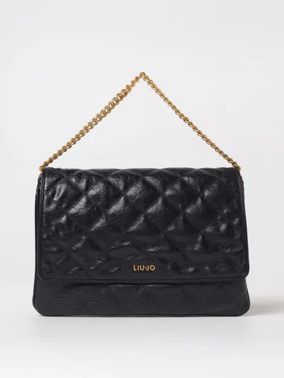 LIU •JO SHOULDER BAG LIU JO WOMAN COLOR BLACK,G76283002