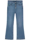 Liu •jo Liu Jo Pantalon Jean Denim Brillo Camal Trompet In Blue