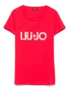 Liu •jo Crystal-embellished T-shirt