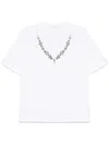 Liu •jo Crystal-embellished T-shirt In White