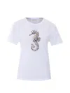 Liu •jo Crystal-embellished T-shirt In White