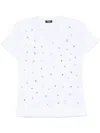 Liu •jo Crystal-embellished T-shirt In White