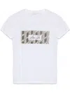 Liu •jo Crystal-embellishment T-shirt In White