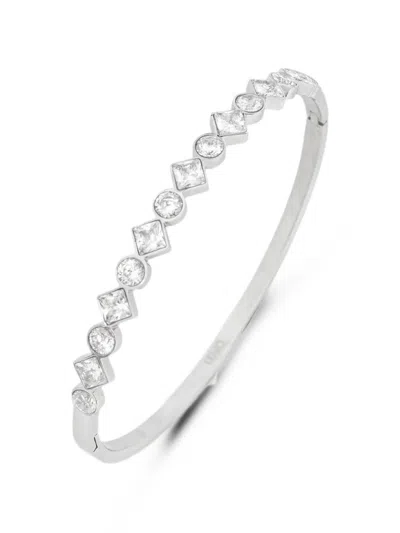 Liu •jo Crystal-embellished Bangle Bracelet In Metallic