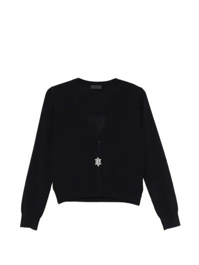 Liu •jo Crystal-embellishment Cardigan In Multi