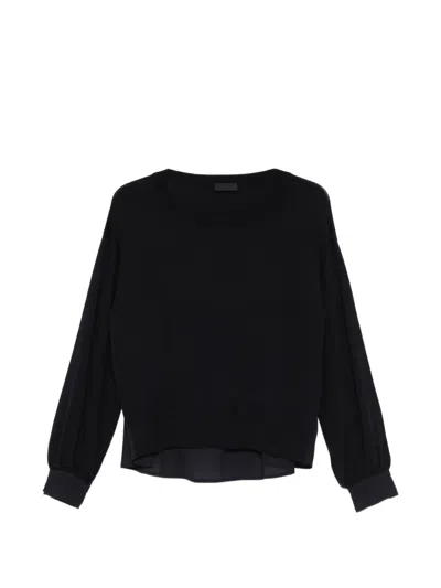 Liu •jo Crystal-embellishment Sweater In Black