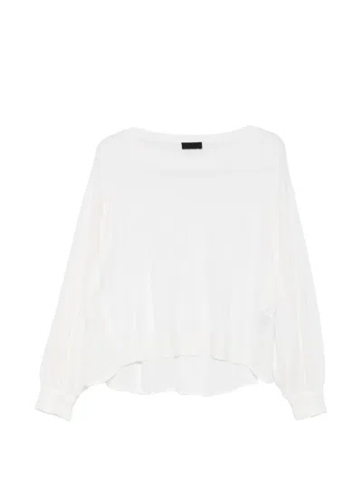 Liu •jo Crystal-embellishment Sweater In White