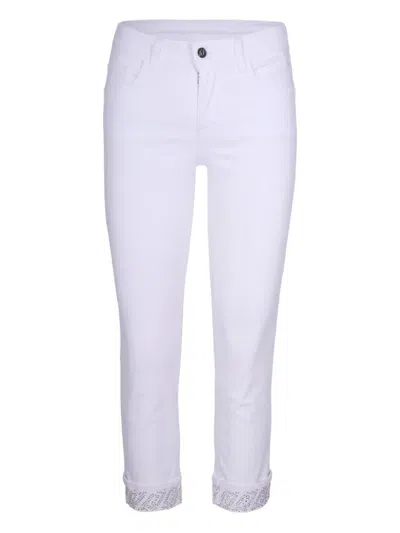 Liu •jo Cuffed Jeans In White