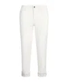 Liu •jo Curled Jeans In White