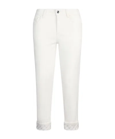Liu •jo Curled Jeans In White