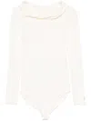 Liu •jo Cut Out-detail Bodysuit In White