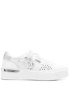 Liu •jo Cut-out Detailed Sneakers In White
