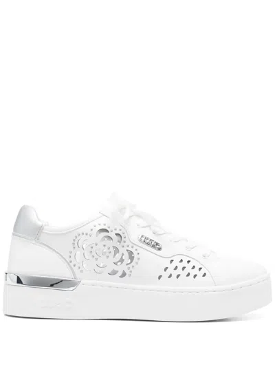 Liu •jo Cut-out Detailed Sneakers In White