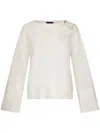 Liu •jo Cut-out Detailing Jumper In White