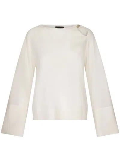Liu •jo Cut-out Detailing Jumper In White