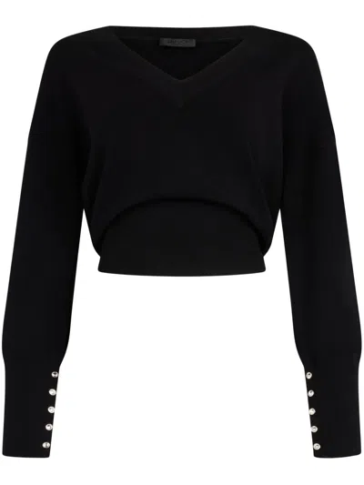 Liu •jo Black Top With Cut-out