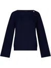 Liu •jo Blue Wool And Cashmere Jumper In Blue