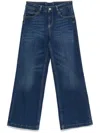 Liu •jo Dark Blue Distressed Jeans In Blue