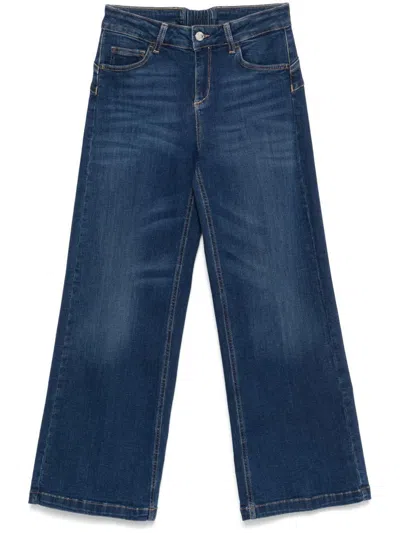 Liu •jo Liu Jo Dark Blue Distressed Jeans