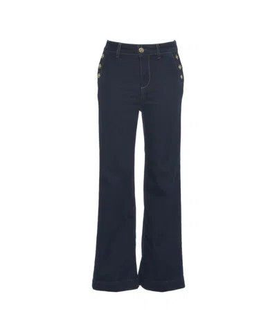 Liu •jo Decorative Button Jeans In Blue
