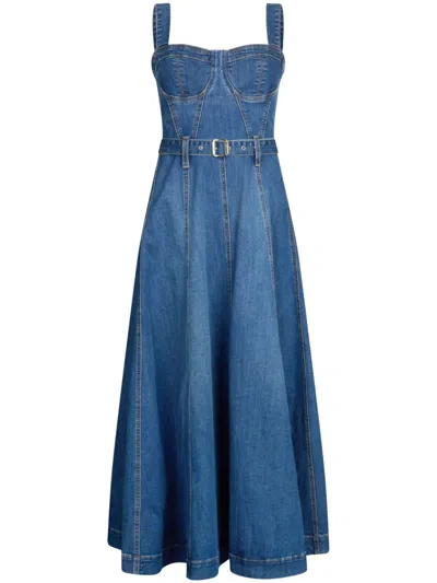 Liu •jo Denim Dress In Blue