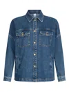 Liu •jo Denim Jacket In Blue