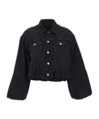 Liu •jo Liu Jo Denim Jacket In Black