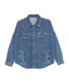 Liu •jo Denim Jacket With Chest And Side Pockets In Blue