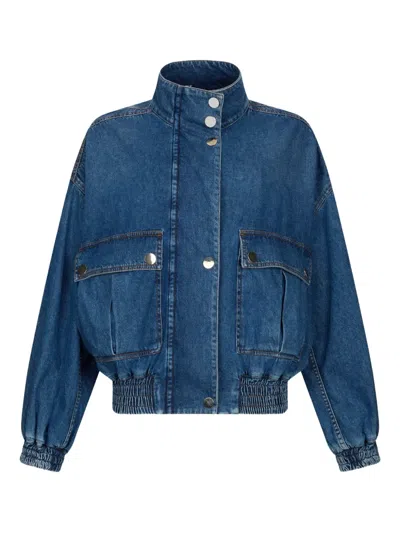 Liu •jo Denim Jacket In Blue