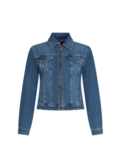 Liu •jo Denim Jacket In Blue