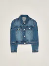 Liu •jo Denim Jacket Jacket In Blue