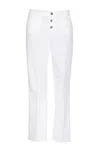 Liu •jo Liu Jo High-waisted Bootcut Jeans With Flared Leg Design In White