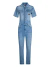 Liu •jo Denim Jumpsuit In Blue