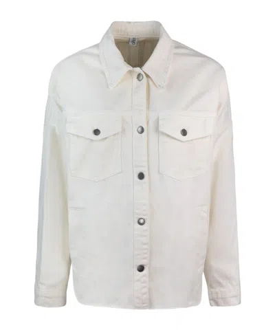 Liu •jo Liu Jo Denim Logo Embellished Denim Jacket