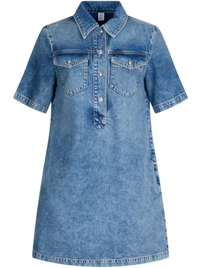 Liu •jo Denim Dress In Blue