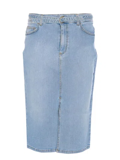 LIU •JO DENIM PENCIL SKIRT