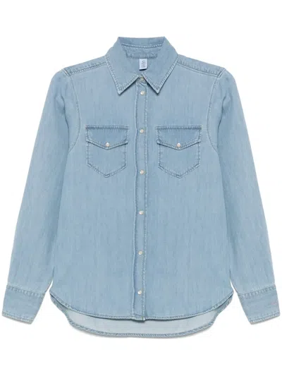 Liu •jo Denim Shirt In Blue