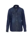 Liu •jo Liu Jo Blue Jeans Shirt In Blue