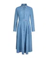 Liu •jo Denim Shirt Dress In Blue