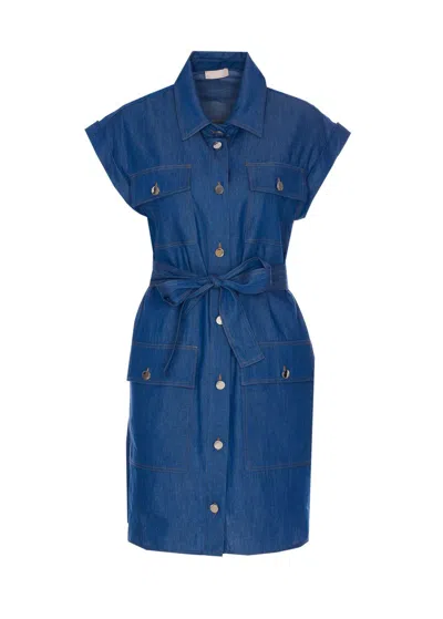 LIU •JO DENIM SHIRT DRESS LIU-JO